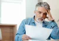 man being worried about water bills