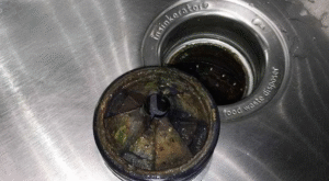 dirty garbage disposal
